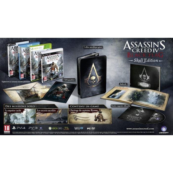 Jeu assassin's creed iv (4) : black flag skull edition