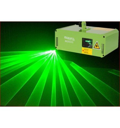 Effet laser dmx vert 60mw ibiza60g