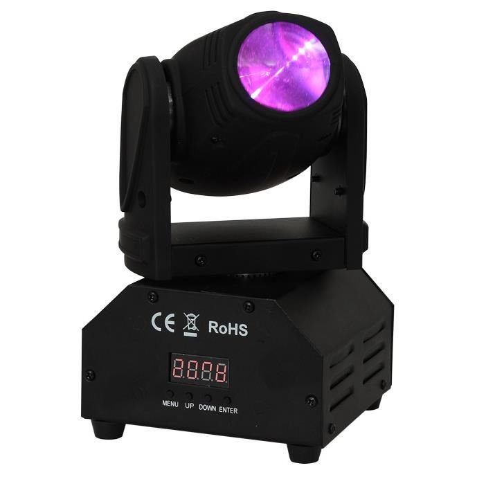 Mini lyre beam led rgbw 10 watts lmh250led