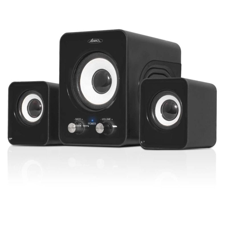 Enceintes 2.1 pour pc 6 w rms sp-u803bk