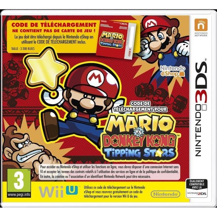 Jeu mario vs donkey kong : tipping stars
