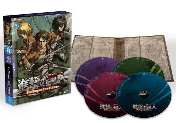L'attaque des titans - box 2/2 - combo blu-ray+ dvd