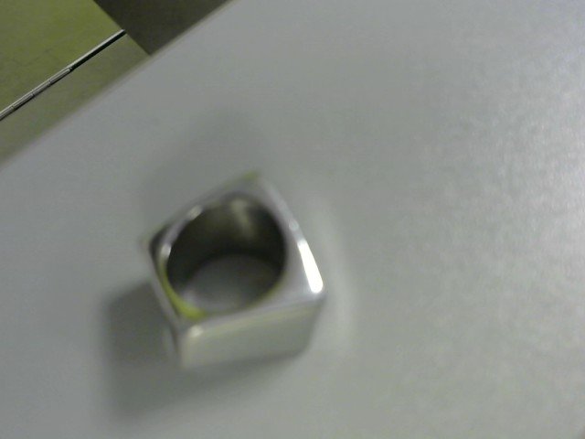 Bague acier carre
