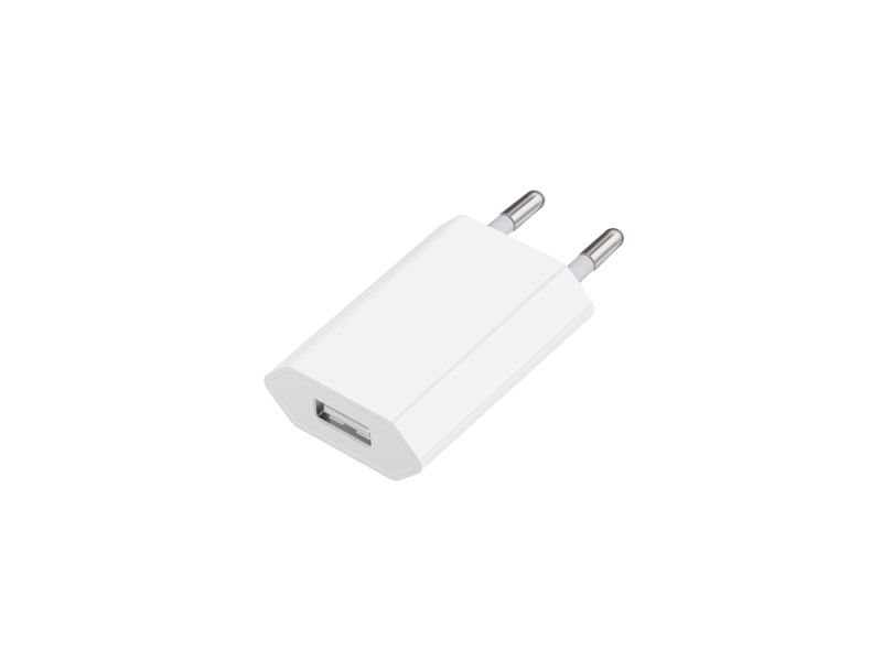 Chargeur secteur usb blanc fael0186