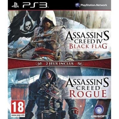Jeu compilation assassin's creed iv black flag + assassin's creed rogue