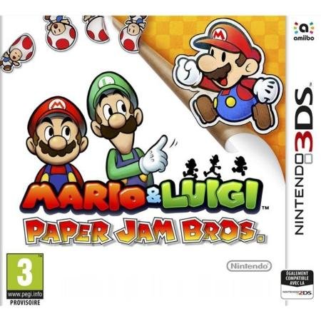 Jeu mario & luigi paper jam bros