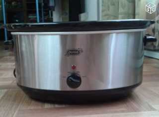 Cocotte mijoteuse electrique acier inoxydable