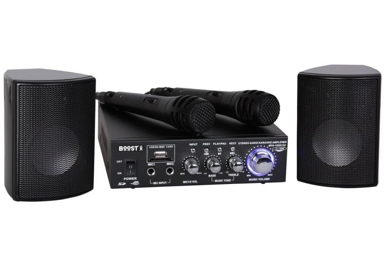 Karaoke + 2 micros -ks20