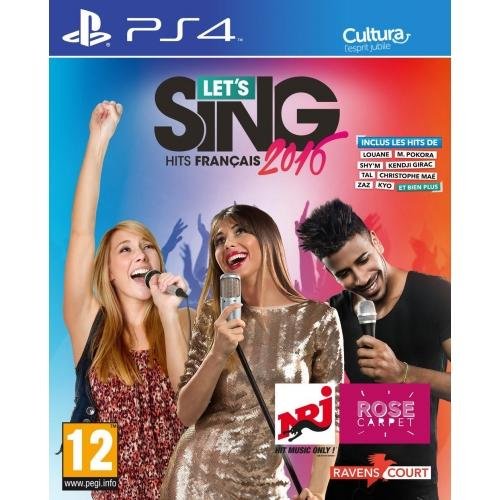 Jeu let's sing 2016 : hits francais