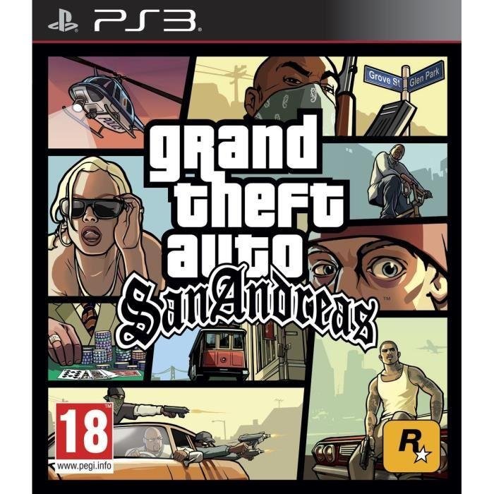 Jeu grand theft auto: san andreas