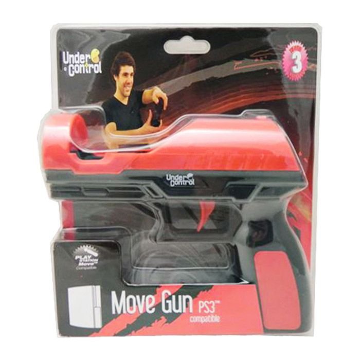 Pistolet pour ps3 move rouge & n 1426