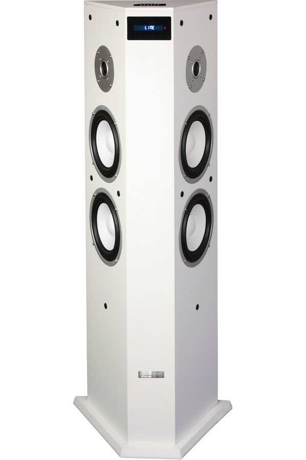 Colonne amplifiee bi-usb/sd-blt mad center220bi-wh