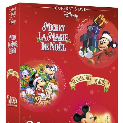 Mickey, la magie de noel + le calendrier de noel + mickey, il etait une fois noel - pack