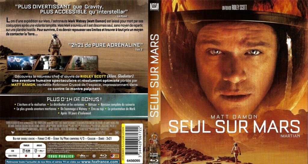 Seul sur mars - dvd + digital hd