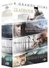 Russell crowe - 4 grands films : gladiator + master and commander + robin des bois + la promesse