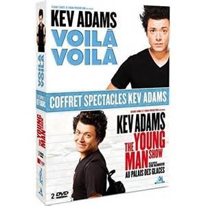 Coffret spectacles kev adams : voila voila + the young man show - pack