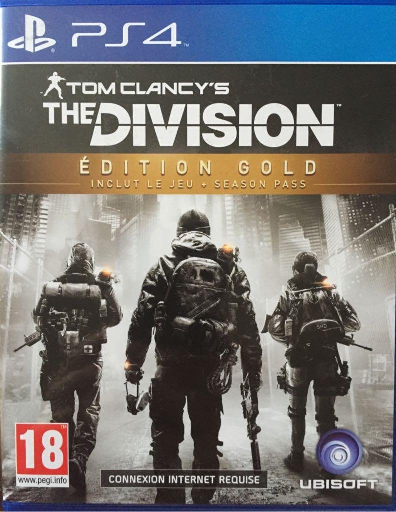 Jeu tom clancy's the division edition gold