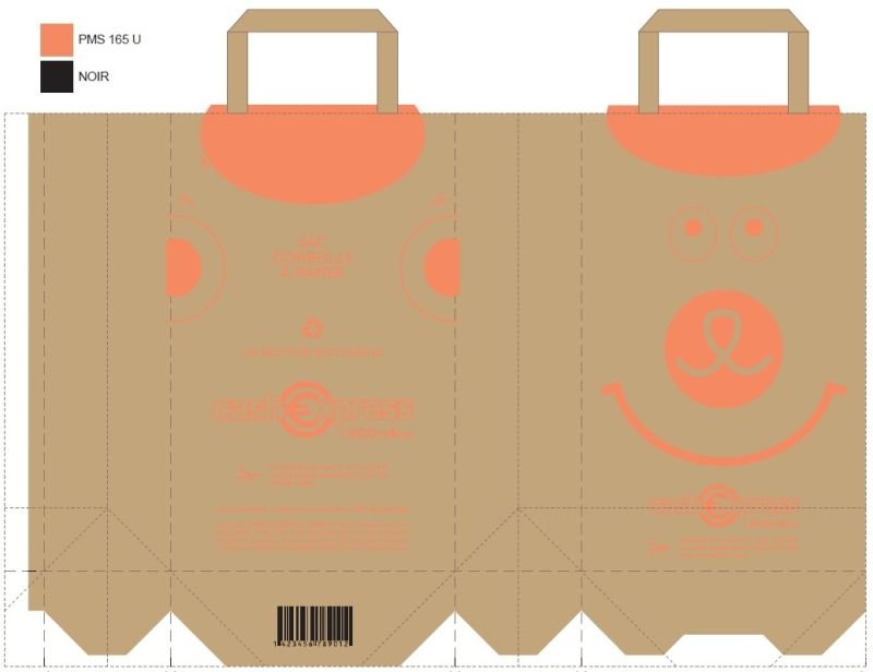Sac papier n°3 32x39x16 (par 200 ycash3pap