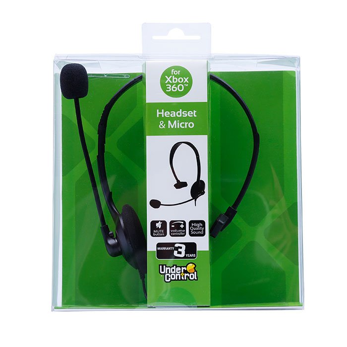 Casque micro filaire xb360 noir 3233