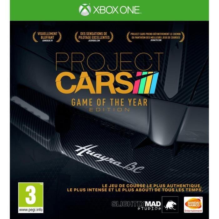 Project cars edition jeu de l'annee