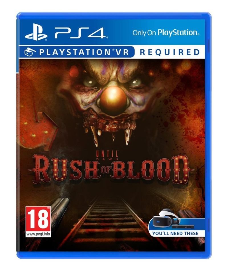Jeu until dawn : rush of blood vr
