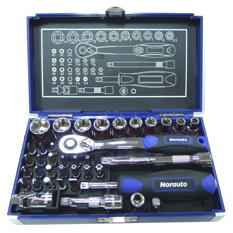 Coffret douilles coffret cliquet 39 pieces