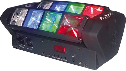 Effet de lumiere mini-spider led8-mini