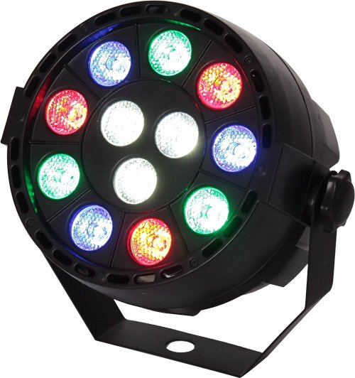 Projecteurled 12x1w rvbb par-mini-rgbw