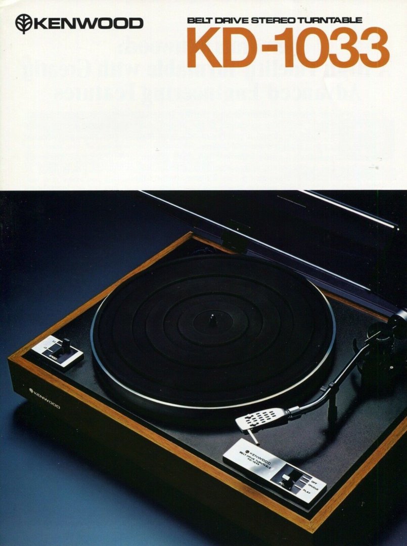 Platine vinyle kd-1033