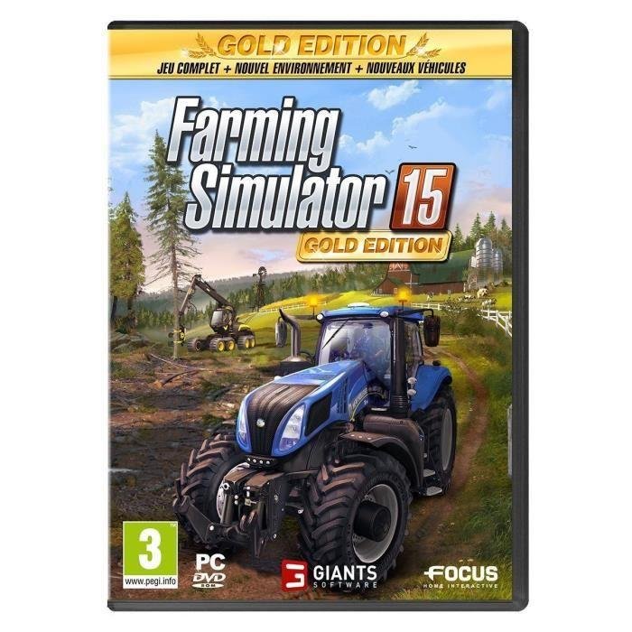 Jeu farming simulator 2015 gold edition