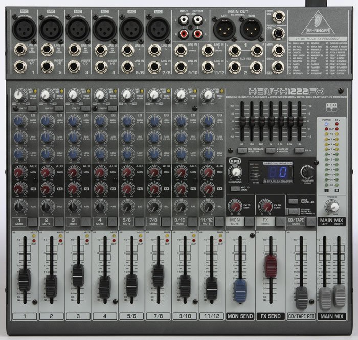 Table de mixage xenyx 1222fx