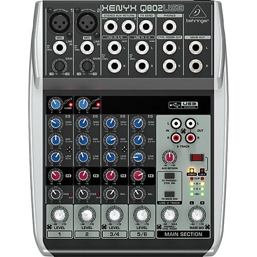 Table de mixage xenyx q802usb