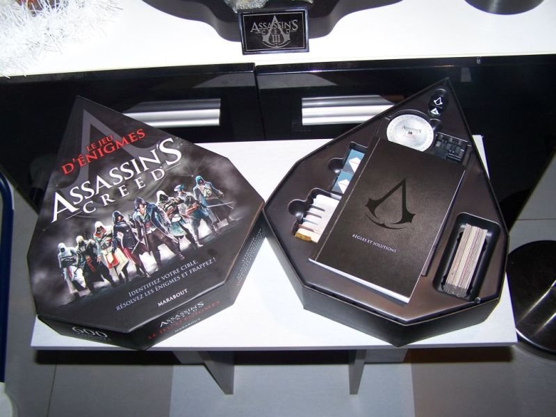 Jouet jeu d'enigmes assassin's creed