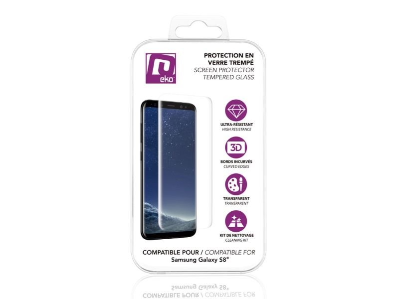 S8 verre tr incurve transparent eko-0534