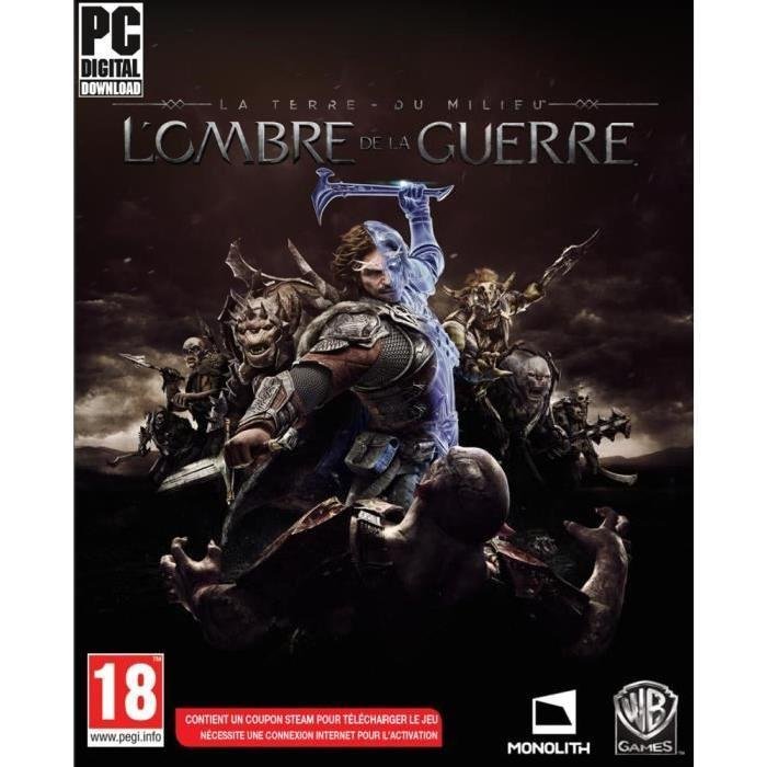Jeu la terre du milieu : l'ombre de la guerre