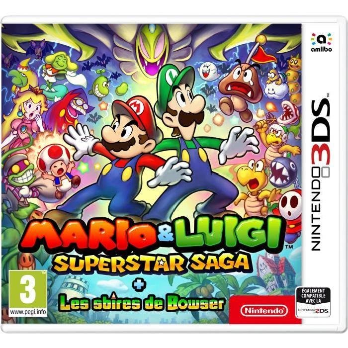 Jeu mario & luigi : superstar saga + les sbires de bowser