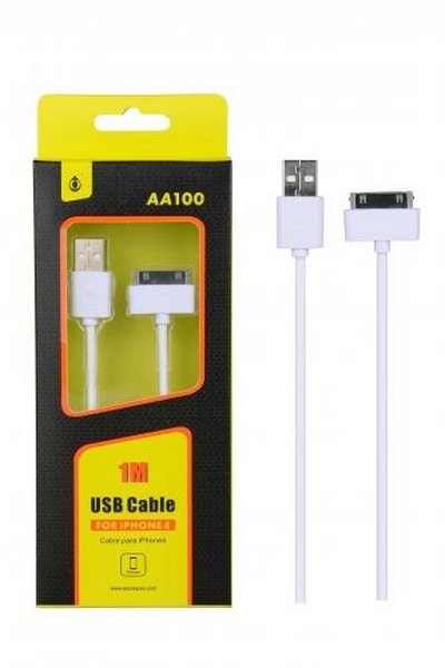 Cable iPhone 3/4 1m blanc 801113i