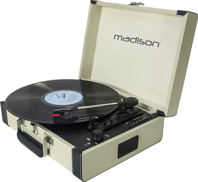 Platine vinyle malette creme mad-retrocase-cr