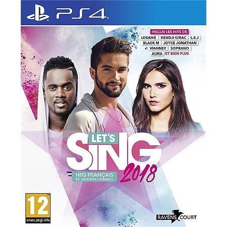 Jeu let's sing 2018 : hits francais et internationaux