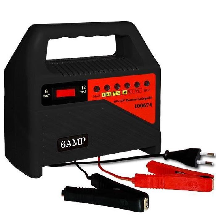 Chargeur batterie 6v 12v