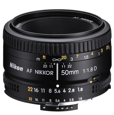 Objectif reflex af 50mm f/1.8 d