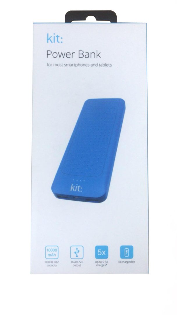 Powerbank 10000mah - bleu pwrbkkitbleu