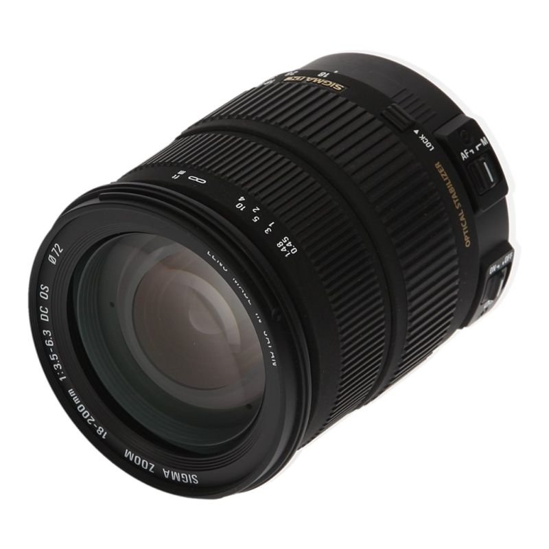 Objectif reflex 18-200 mm 1.3,5 6,3 dc (canon)