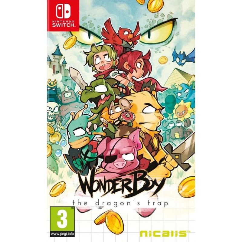 Jeu wonder boy: the dragon's trap