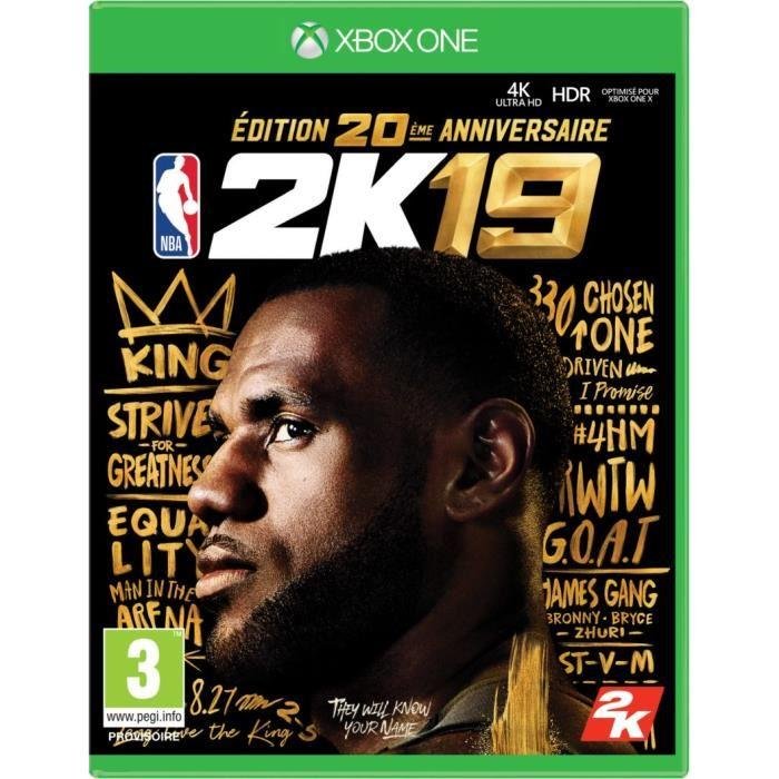Jeu nba 2k19 edition 20eme anniversaire