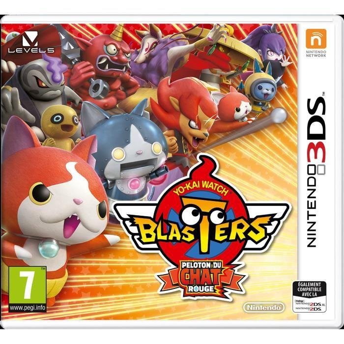 Jeu yo-kai watch blasters : l'escadron du chien blanc