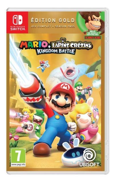 Jeu mario + the lapins cretins kingdom battle edition gold