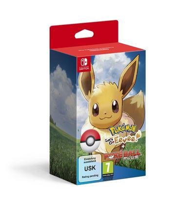 Jeu pokemon : let's go, evoli ! + poke ball plus