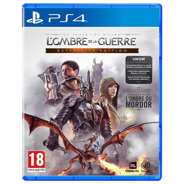Jeu la terre du milieu : l'ombre de la guerre definitive edition