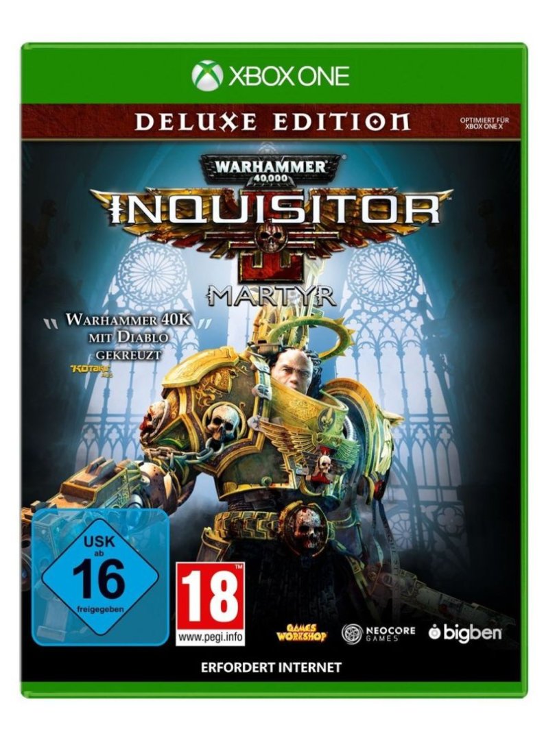 Jeu warhammer 40.000 : inquisitor - martyr edition deluxe